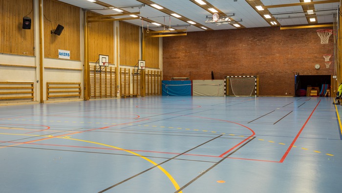 Bild av Åkersskolans sporthall