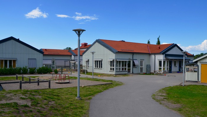 Utemiljön på Marielunds förskola i Mariefred