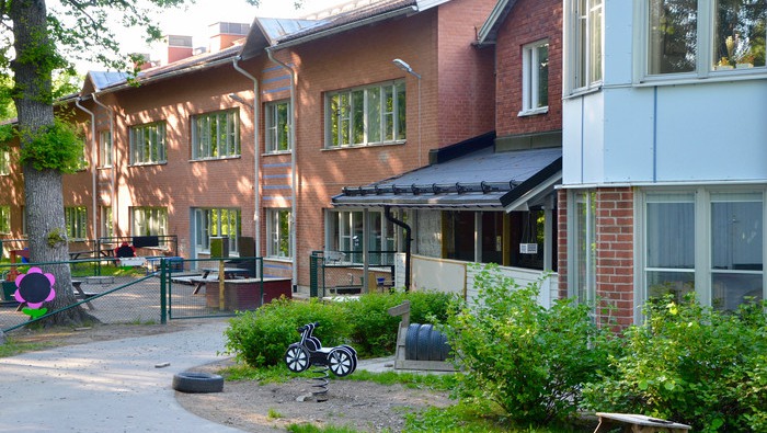 Tosterö förskolas entré i Strängnäs